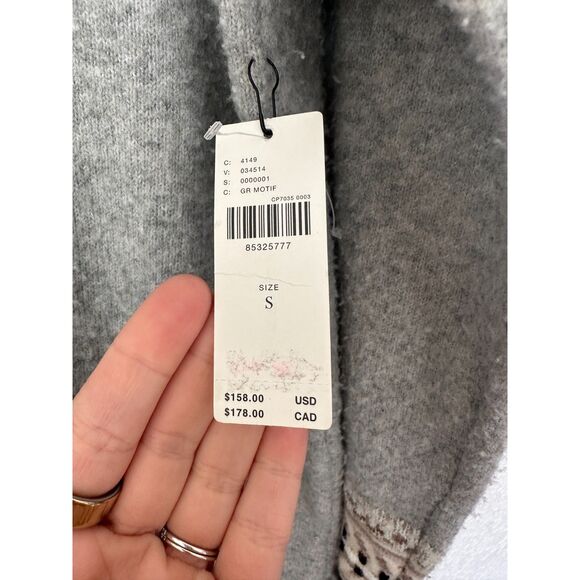 Anthropologie Daily Practice Dress Sweater Detachable Turtleneck Boho NWT Small - Picture 11 of 15